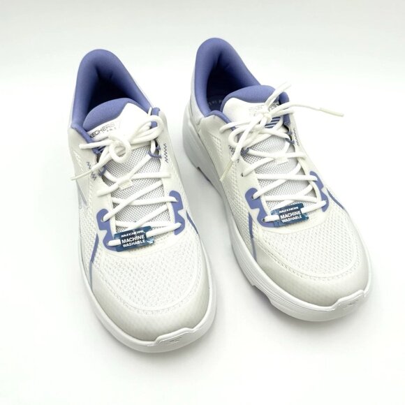 Skechers Go Run 7.0 Interval Sneaker Women's Size 9 White Lavender 129336/ WLV - Picture 4 of 9